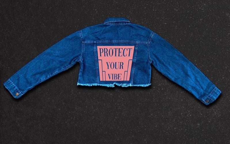 Protect Your Vibe - Denim Jacket