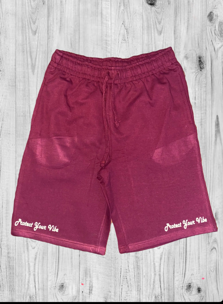 Burgundy Shorts