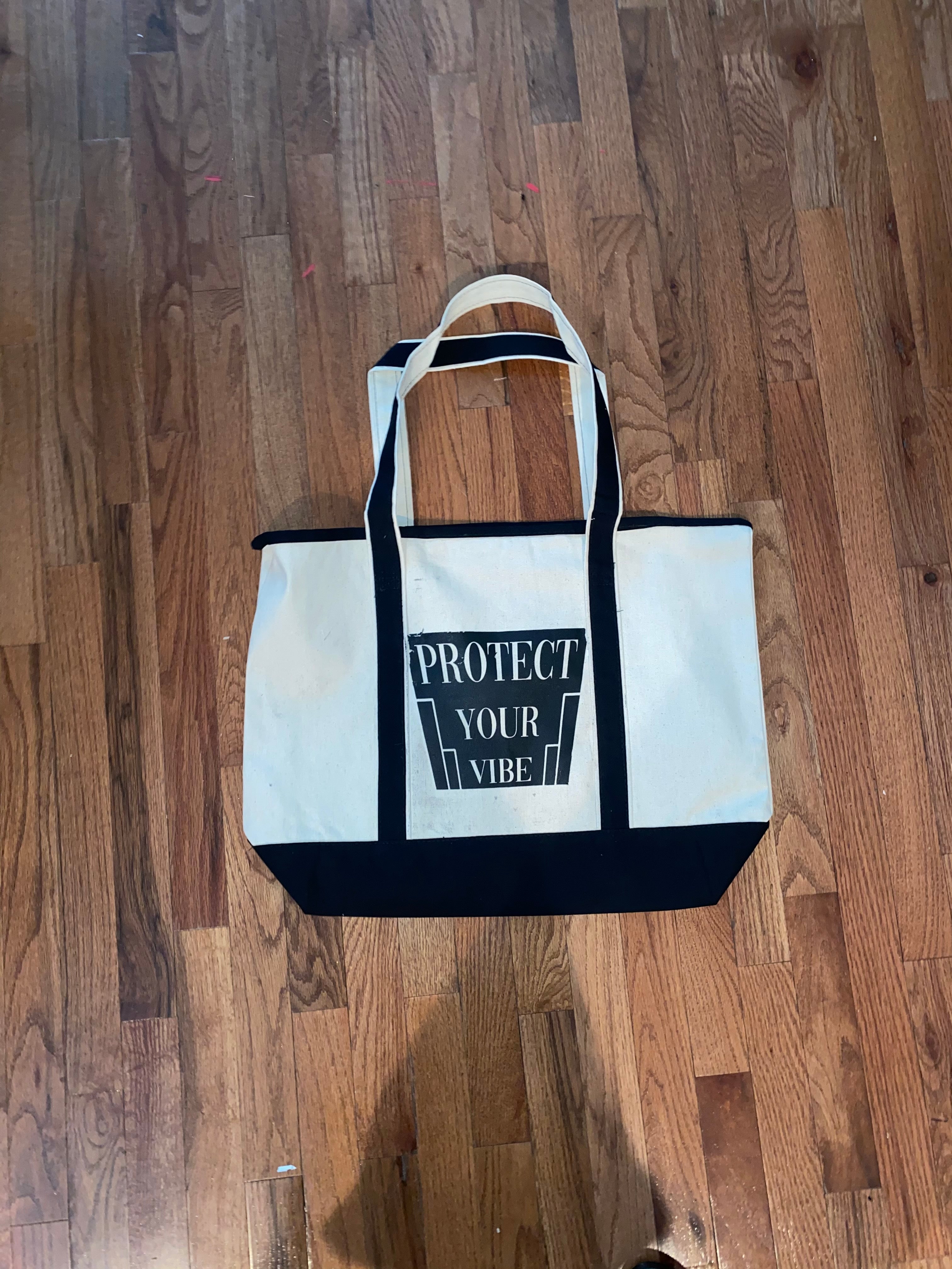 Large Canvas PYV Tote